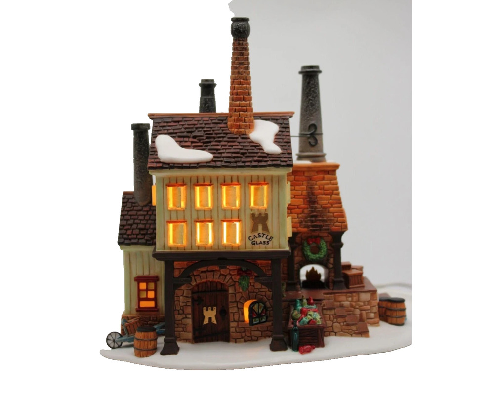 Dept 56 New England Village Castle Glassworks Limited Edition